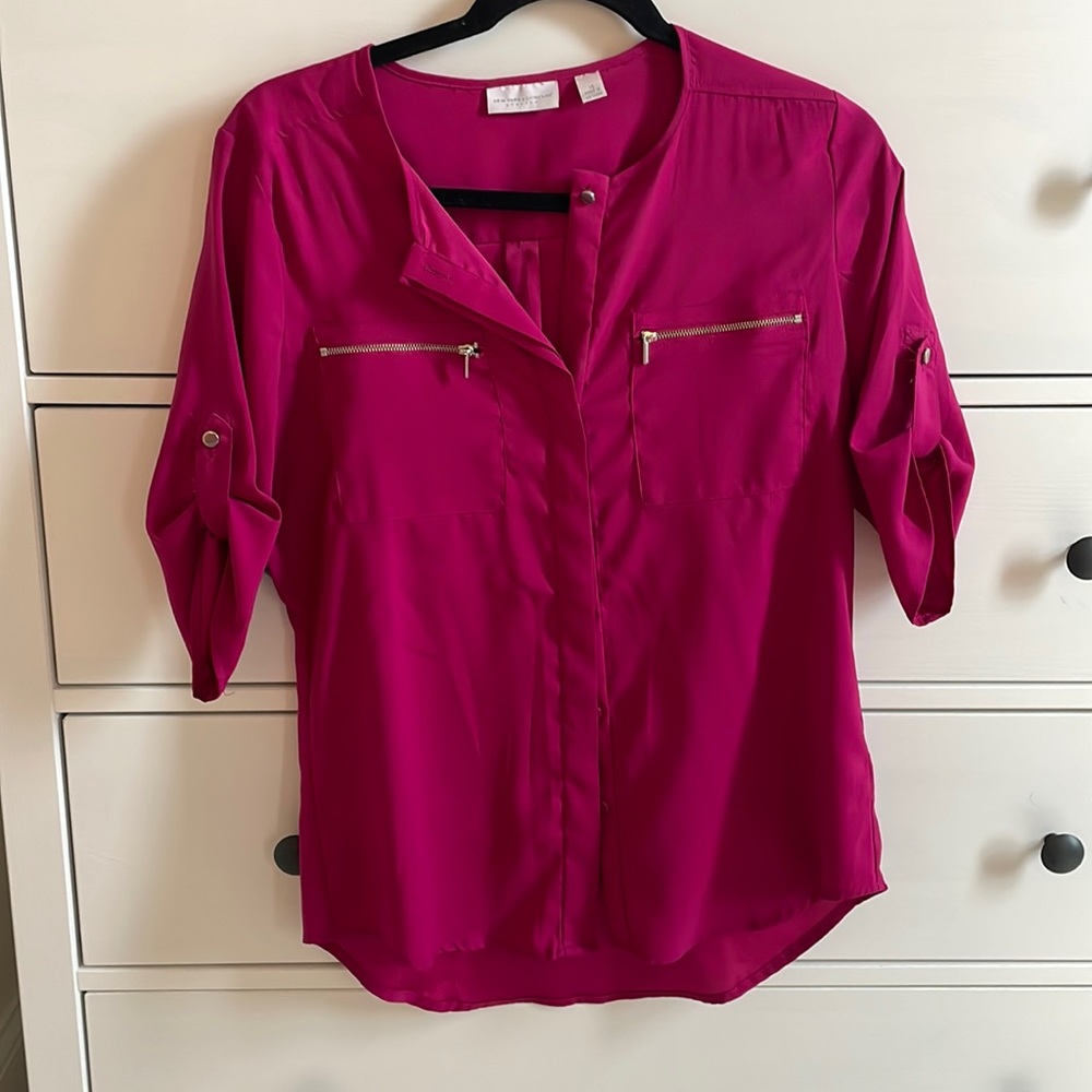 Magenta New York and Co. Blouse